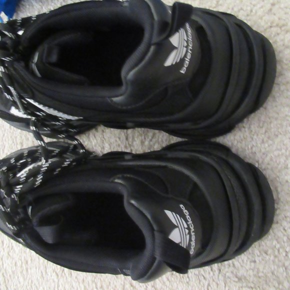 BALLENCIAGA + ADIDAS Black Triple S Sneakers Tennis Shoes Size 43 USA 10 main image 5